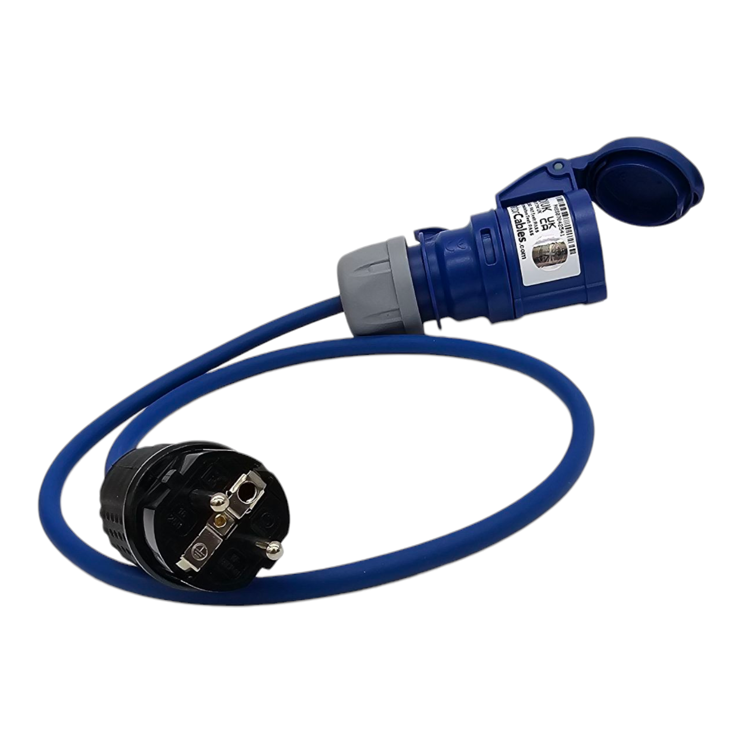 Schuko to CEE 16A hook-up cable for touring Europe