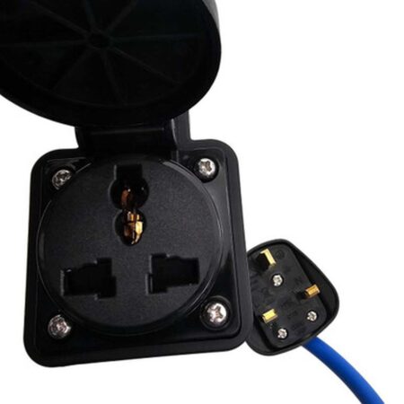 EV Type-2 Plug to 13A Type-G / Universal Socket Converter