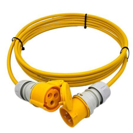 MC-Pro Heavy Duty 16A 110V CEE Extension Lead Plug to Coupler