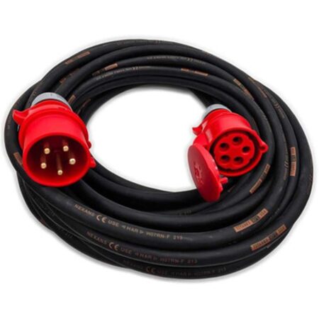 Three-Phase 32 Amp Extension Lead Featuring Titanex