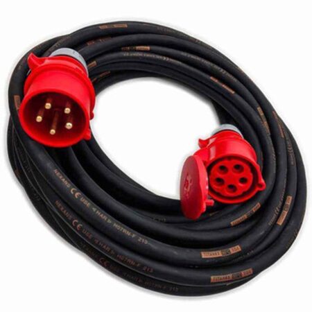 Three-Phase 32 Amp Extension Lead Featuring Titanex