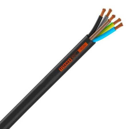 TitanEx H07RN-F 5-Core Heavy Duty Rubber Cable (Price Per Metre)