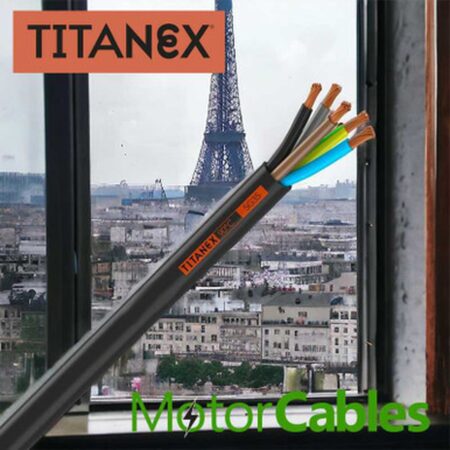 TitanEx H07RN-F 5-Core Heavy Duty Rubber Cable (Price Per Metre)