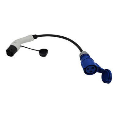 Type-2 7.4kw Plug to 32A CEE Connector EV Charge-Point 230V Power Converter