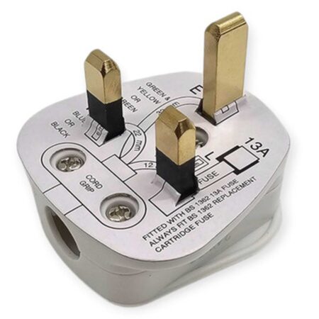 UK Type-G Mains Plug – Self-Wire | Replacement 13A Power Plug (BS1363 Certified)