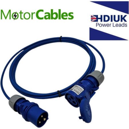 Ultra Heavy Duty IP44 16 Amp CEE Extension Lead with 2.5mm2 Cable