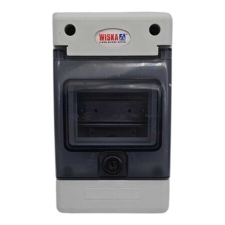 WISKA 1304 R/W IP65 4-Module DIN Rail Breaker Box / Weatherproof Consumer Unit
