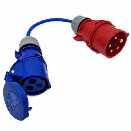 3-phase to single phase 16A converter