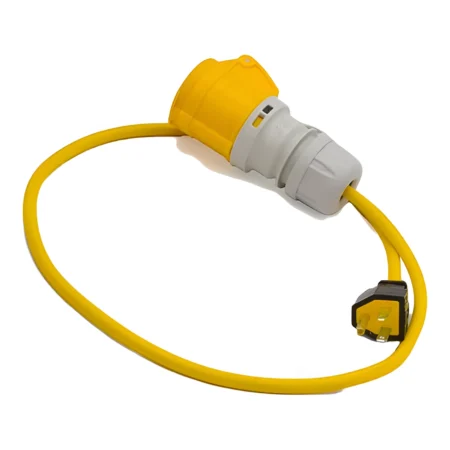 110volt USA NEMA 5-15 Plug to CEE 16A Yellow Connector