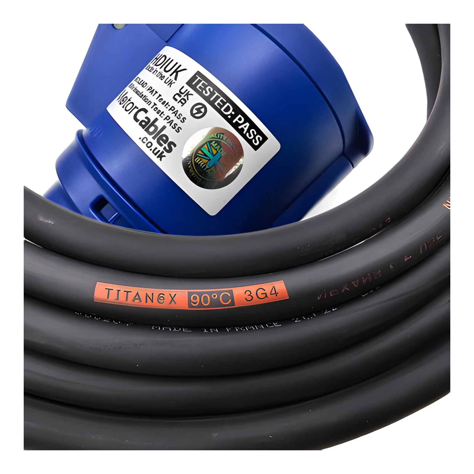 230 Volt 16 Amp Extension Lead Featuring Titanex