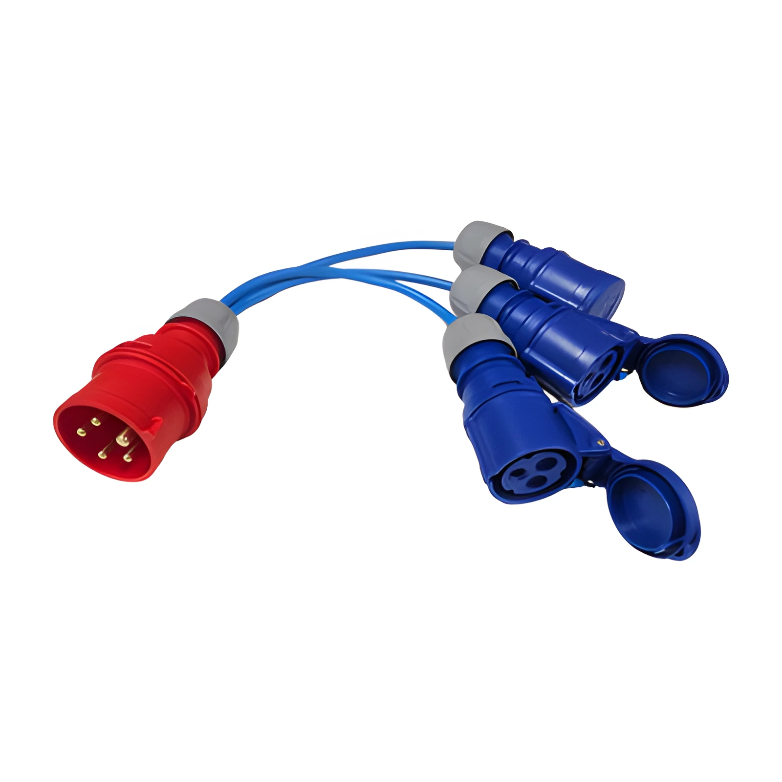 3-Phase to 230V 16Amp 3-Way Break-Out Cable