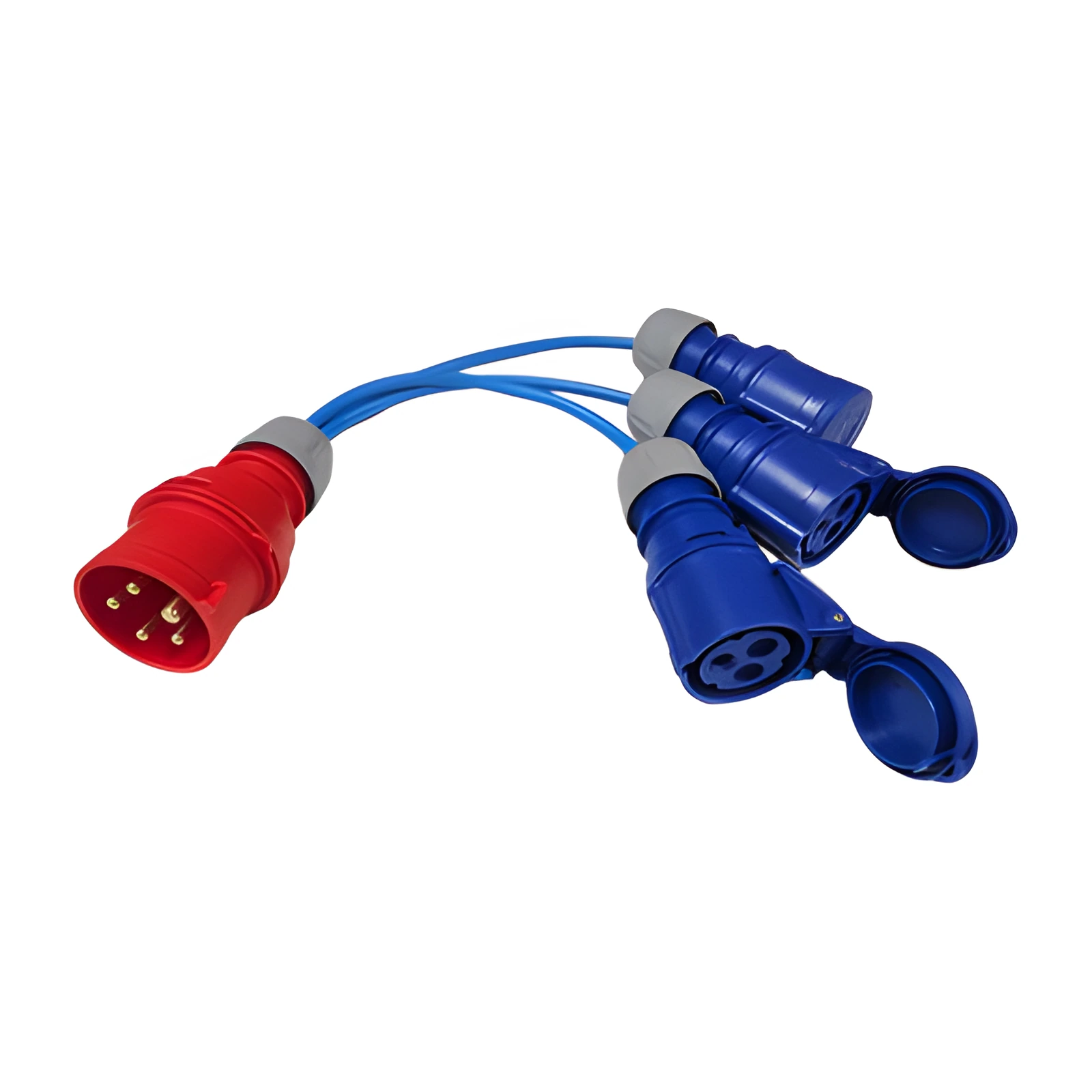 3-Phase to 230V 16Amp 3-Way Break-Out Cable