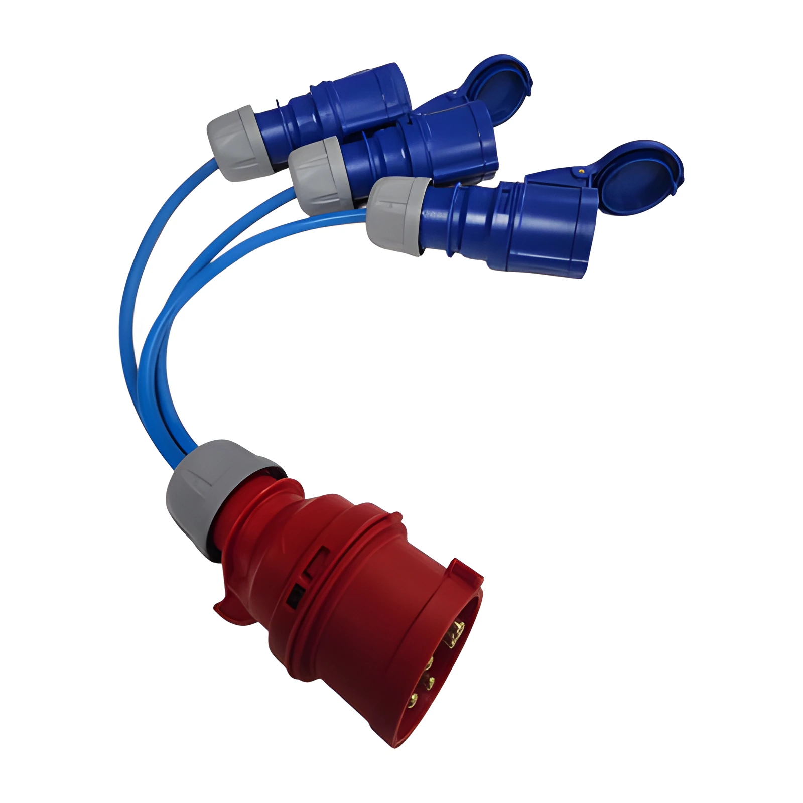 3-Phase to 230V 16Amp 3-Way Break-Out Cable