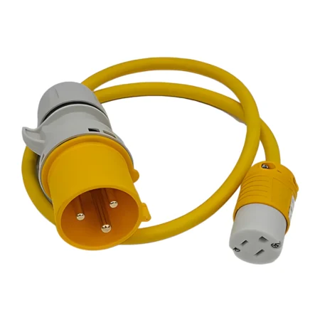 32 Amp CEE 110v Plug to Nema 5-15 US Socket Converter