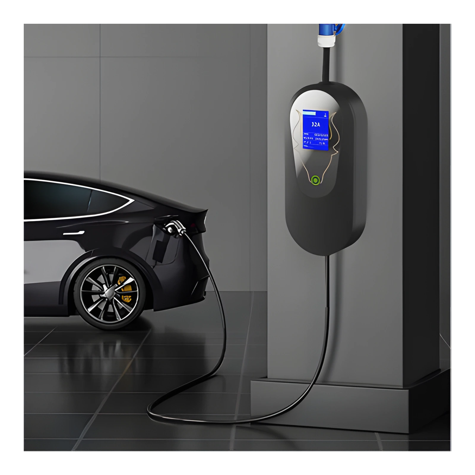 CEE 32A / Type2 EV Portable Wallbox Charger with Cable