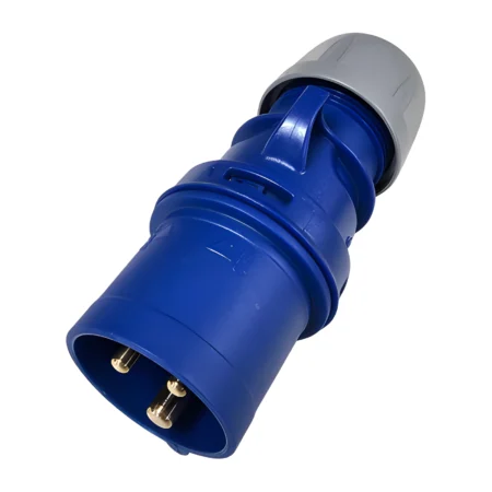 CEE IP44 230 Volt 16 Amp Plug Blue
