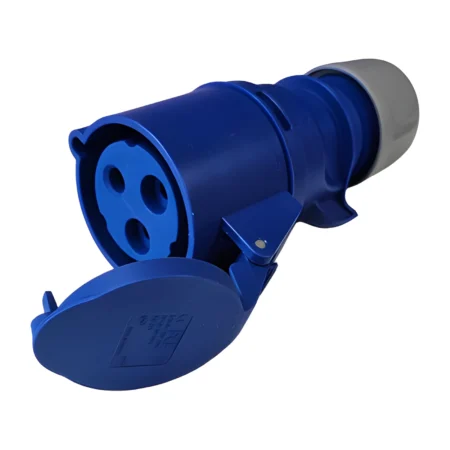 CEE IP44 230 Volt 32 Amp Socket Connector Blue