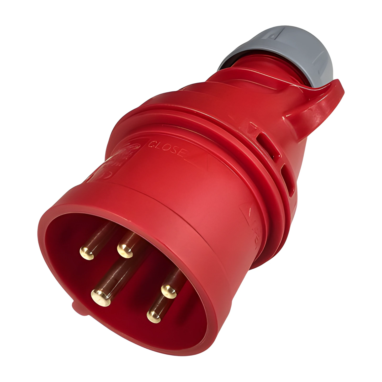 CEE IP44 3-Phase 400 Volt 16 Amp Plug Red
