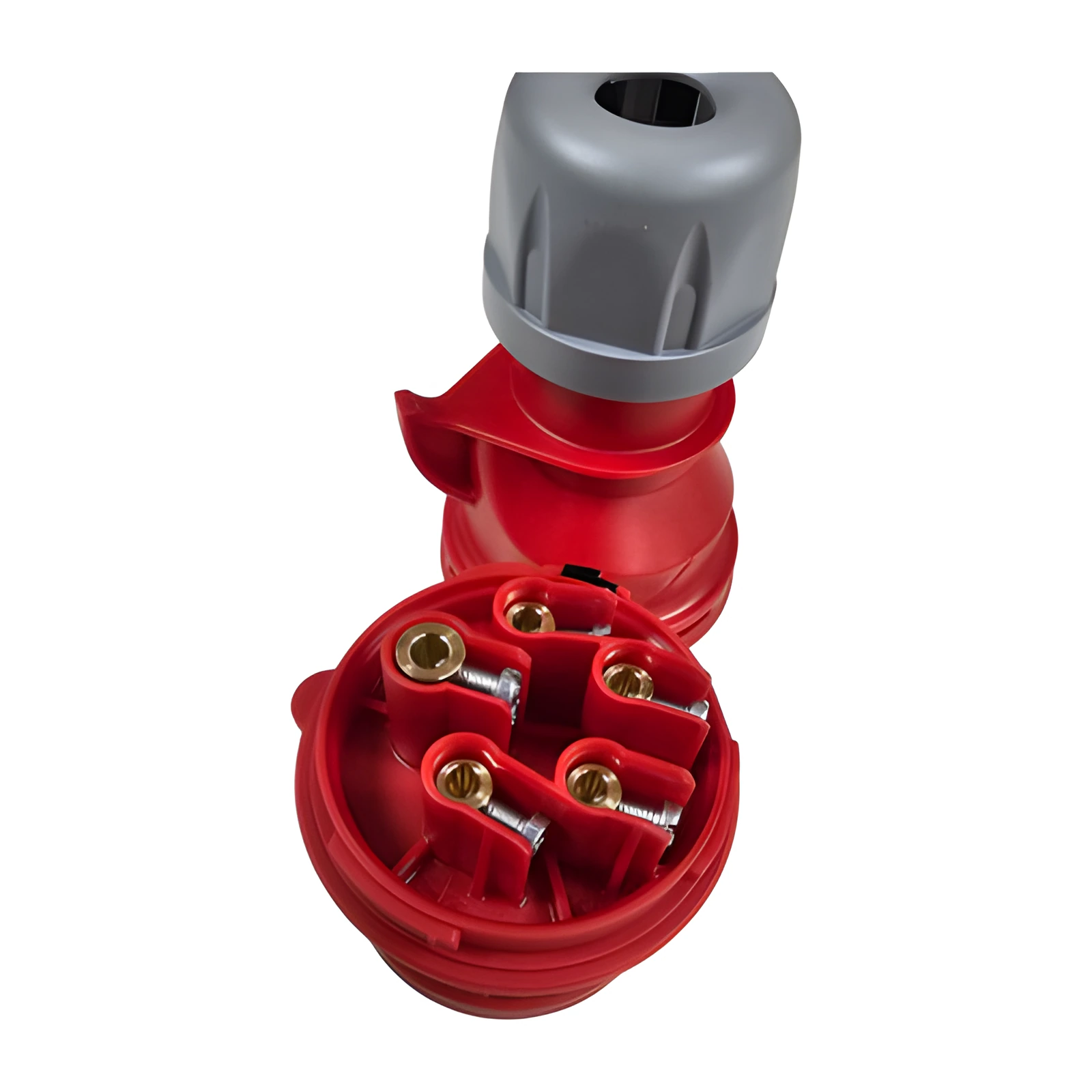 CEE IP44 3-Phase 400 Volt 16 Amp Plug Red