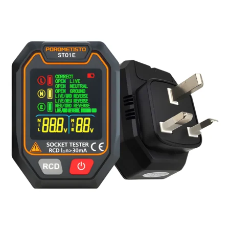 Digital Display Type-G Socket Tester with RCD Function