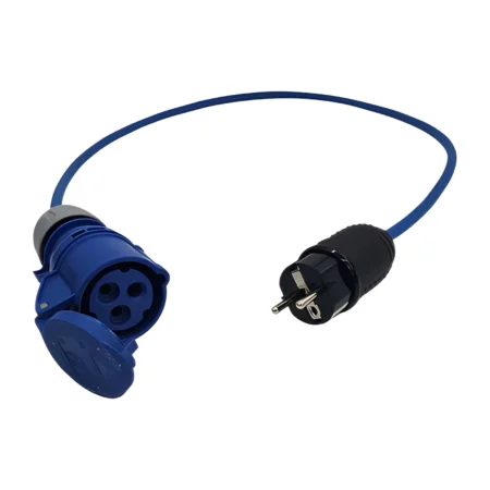Euro Schuko Plug to CEE 16A Coupler Extension Cable – IP44 Rated