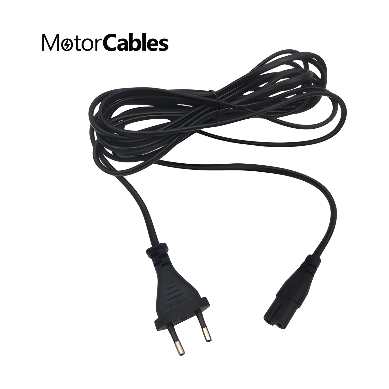 Europlug (2 Pin) Power cord to C7 Connector Appliance 5 Metres
