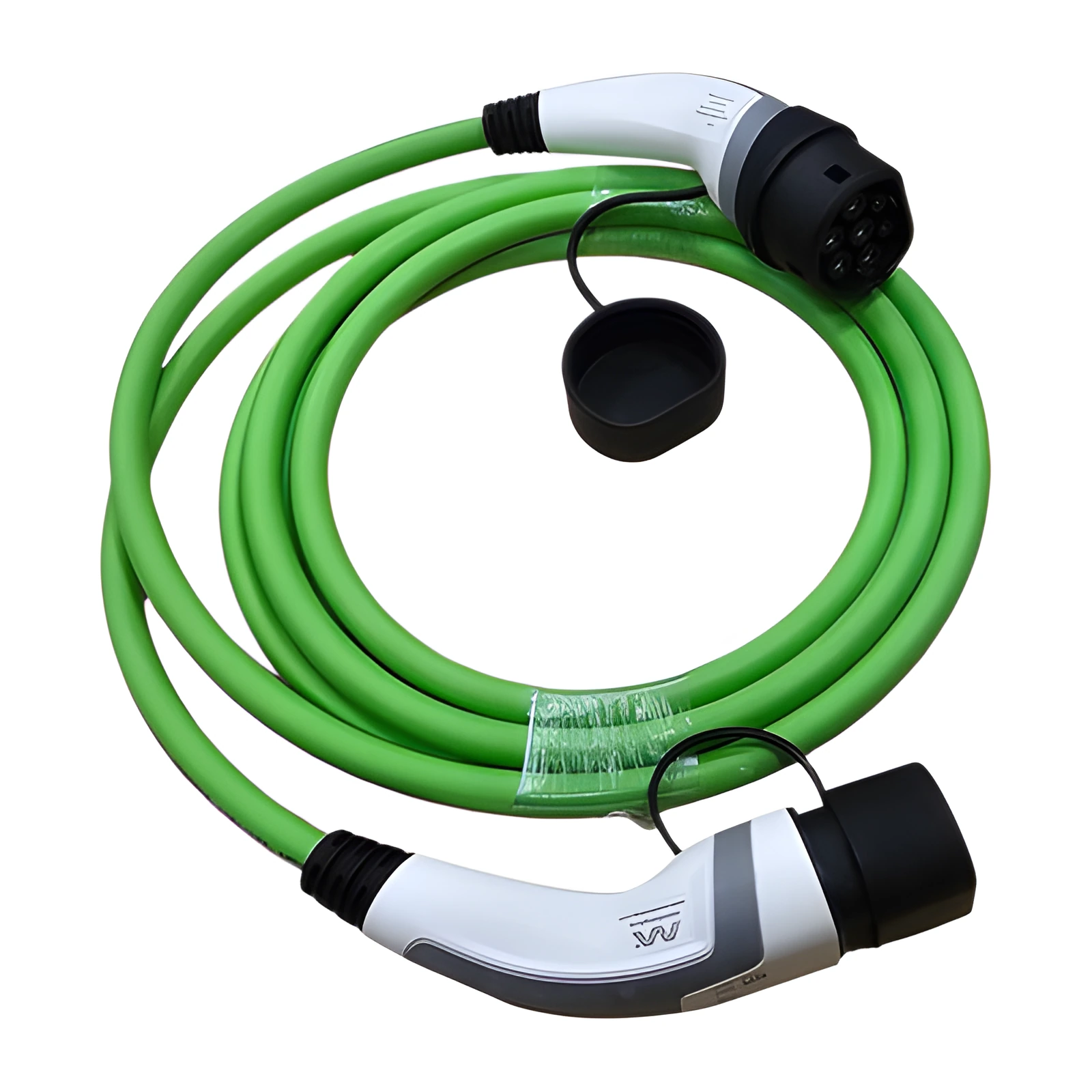 EV Charging Cable Type-2 22Kw Three Phase Green 5M