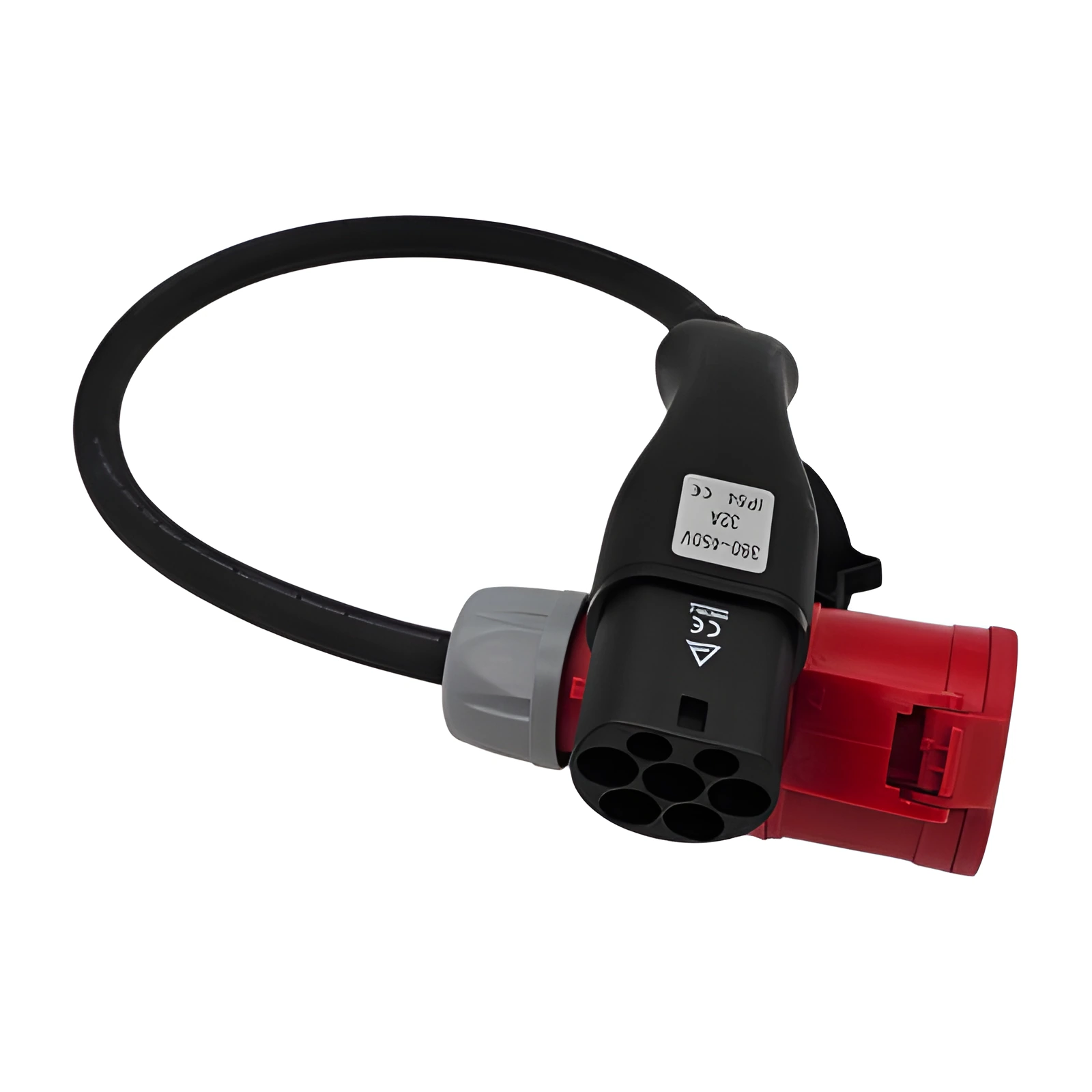 EV Type-2 22KW to 32A 415V 3-Phase CEE Coupler. 3-Phase AC Converter
