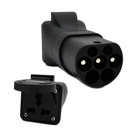 EV Type-2 Plug to 13A Type-G / Universal Socket Converter