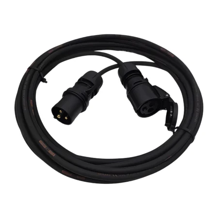HDIUK Broadway 2 Series 240V 16A Extension Lead Black