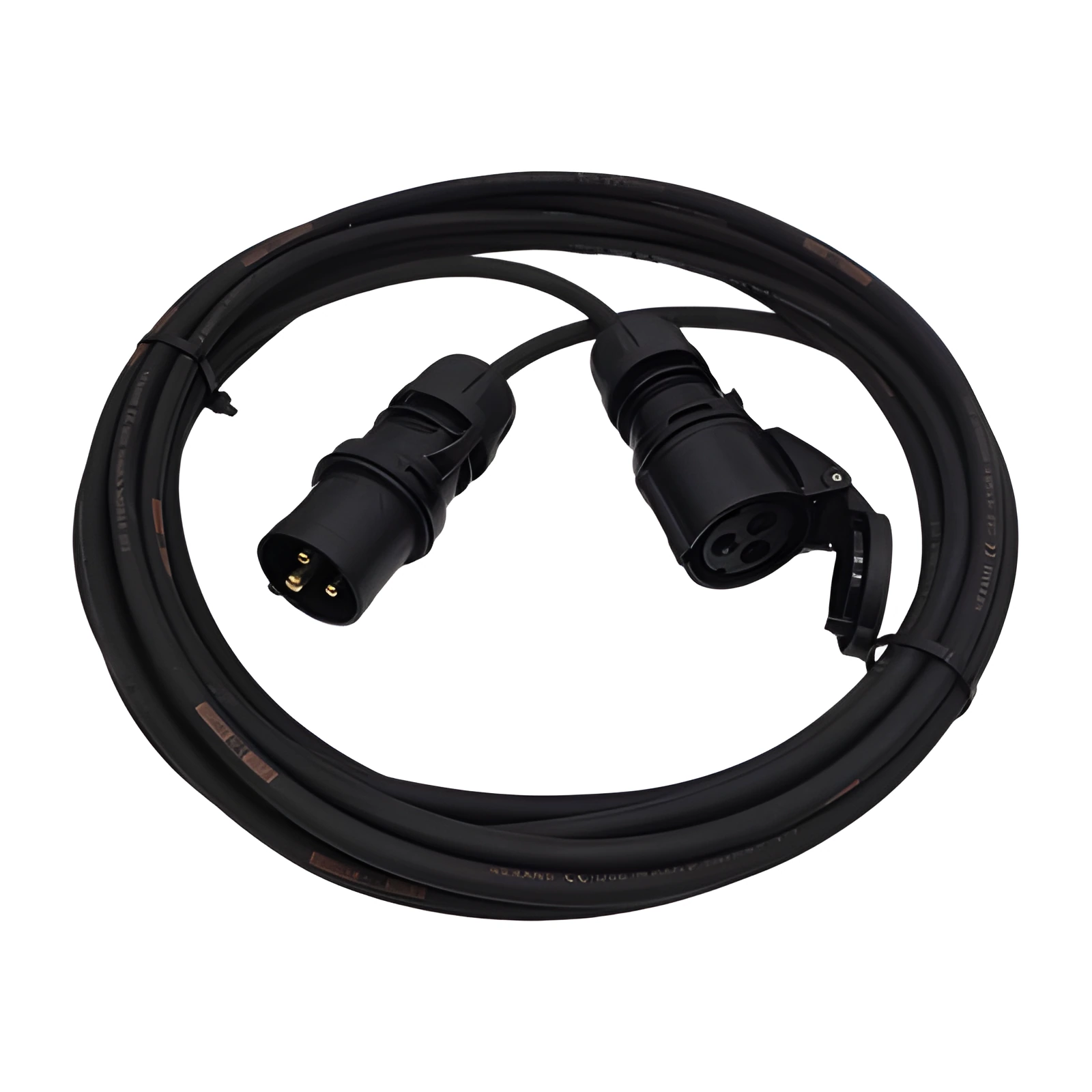 HDIUK Broadway 2 Series 240V 16A Extension Lead Black