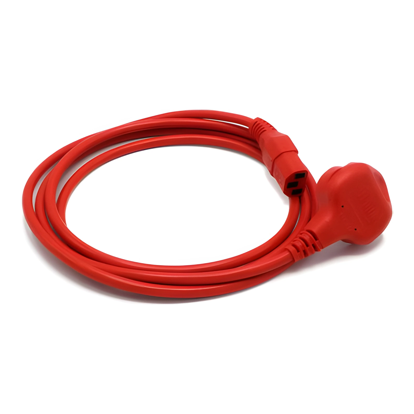 Red C13 Appliance Cable 2 Metres ASTA UK Made
