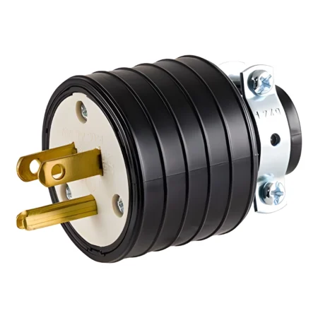 Heavy Duty US 3-Pin Rubber Plug 15A 125V Rubber