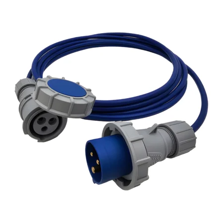 IP67 CEE Heavy Duty Extension Lead, 16A, 230V 2.5mm2