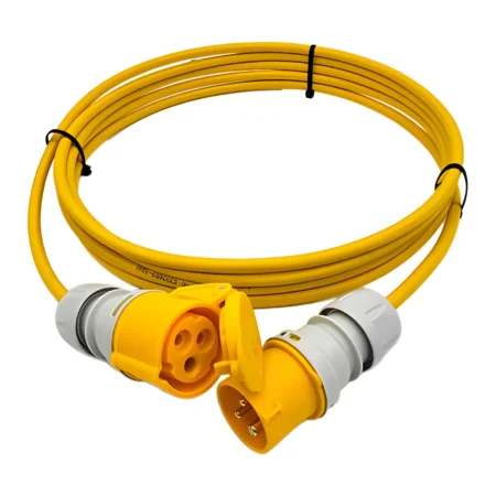 MC-Pro Heavy Duty 16A 110V CEE Extension Lead Plug to Coupler