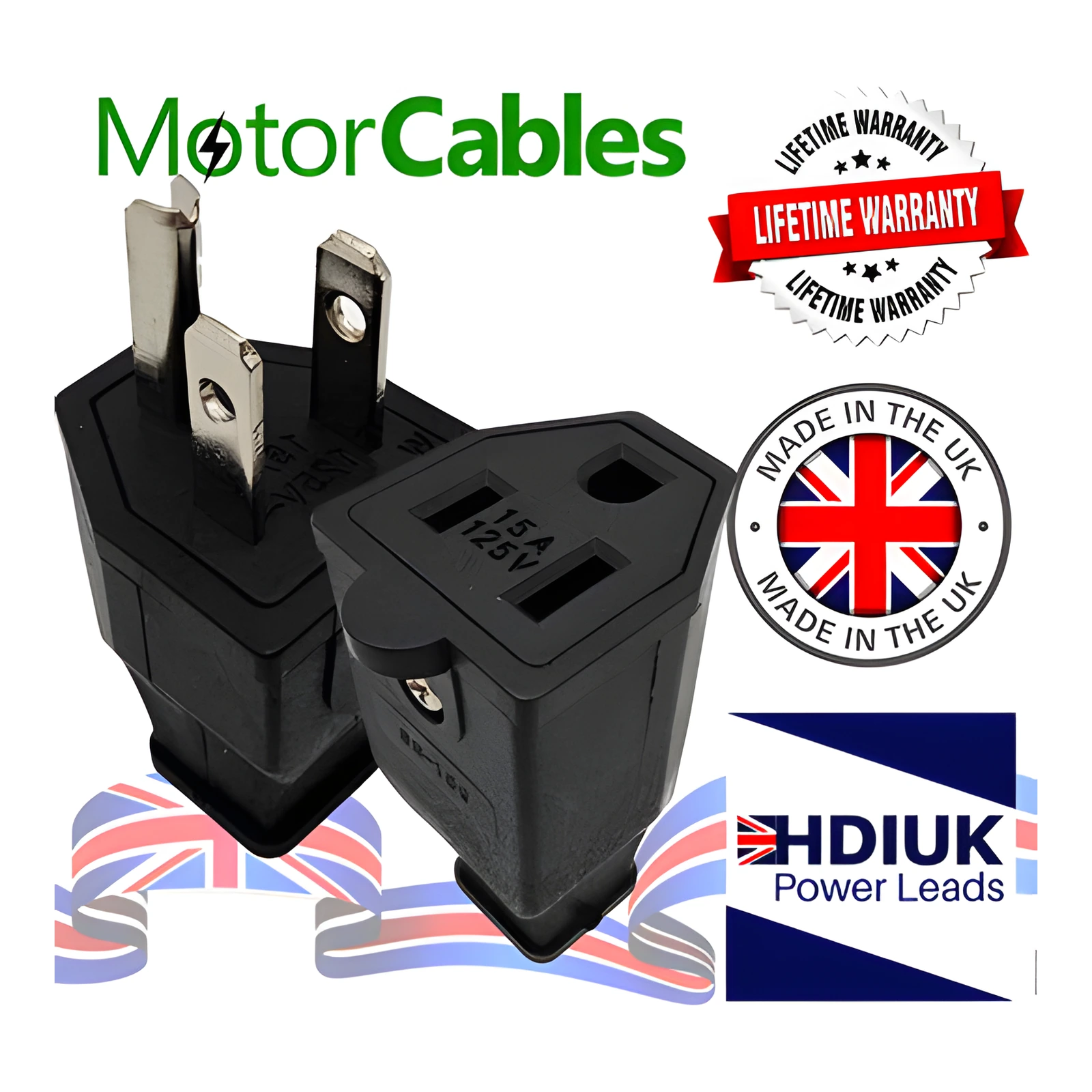 Nema 5-15 Self 110/125v AC Power Connector