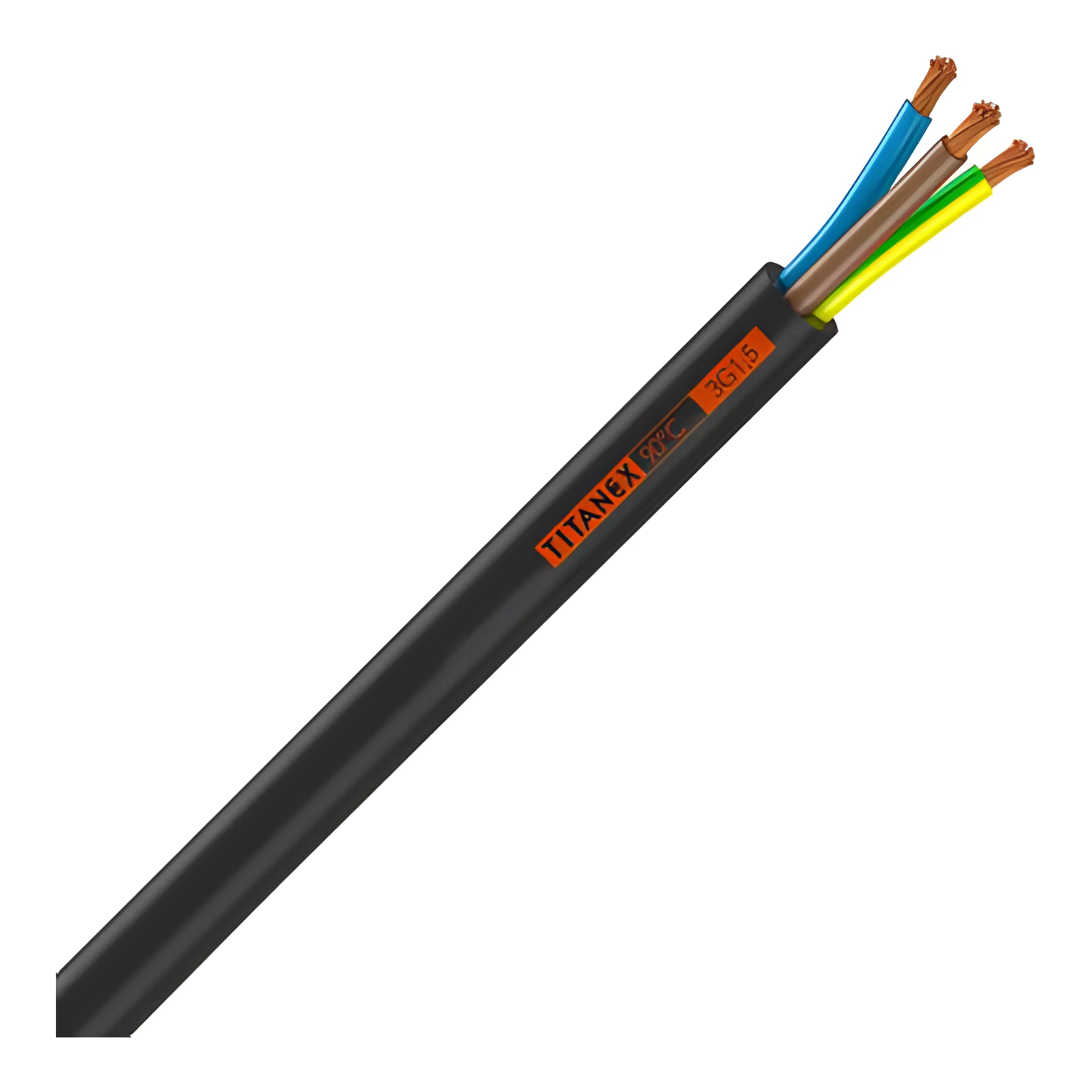Nexans TitanEx RN-F 3-Core Heavy Duty Rubber Cable (Price Per Metre)