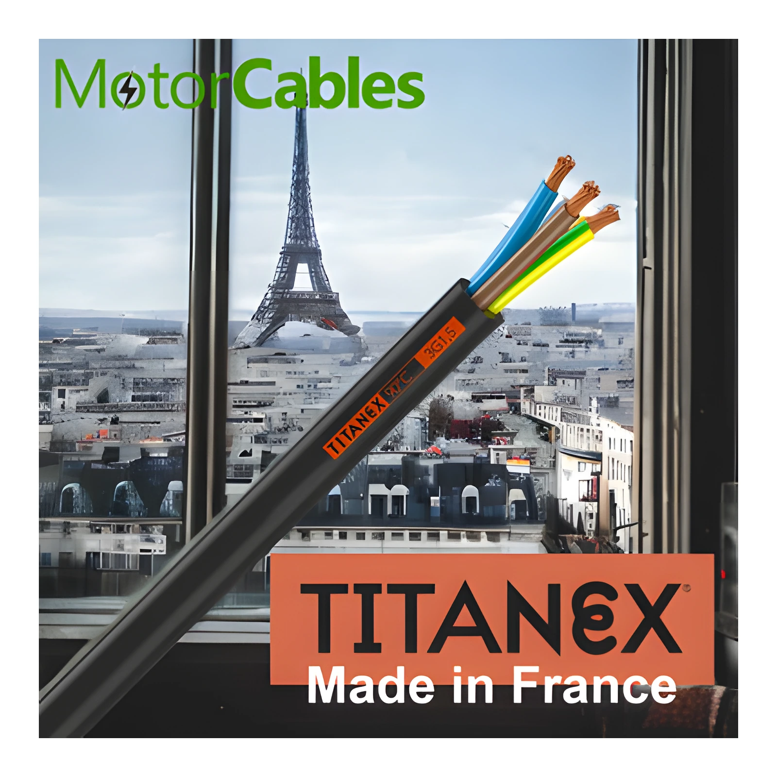 Nexans TitanEx RN-F 3-Core Heavy Duty Rubber Cable (Price Per Metre)