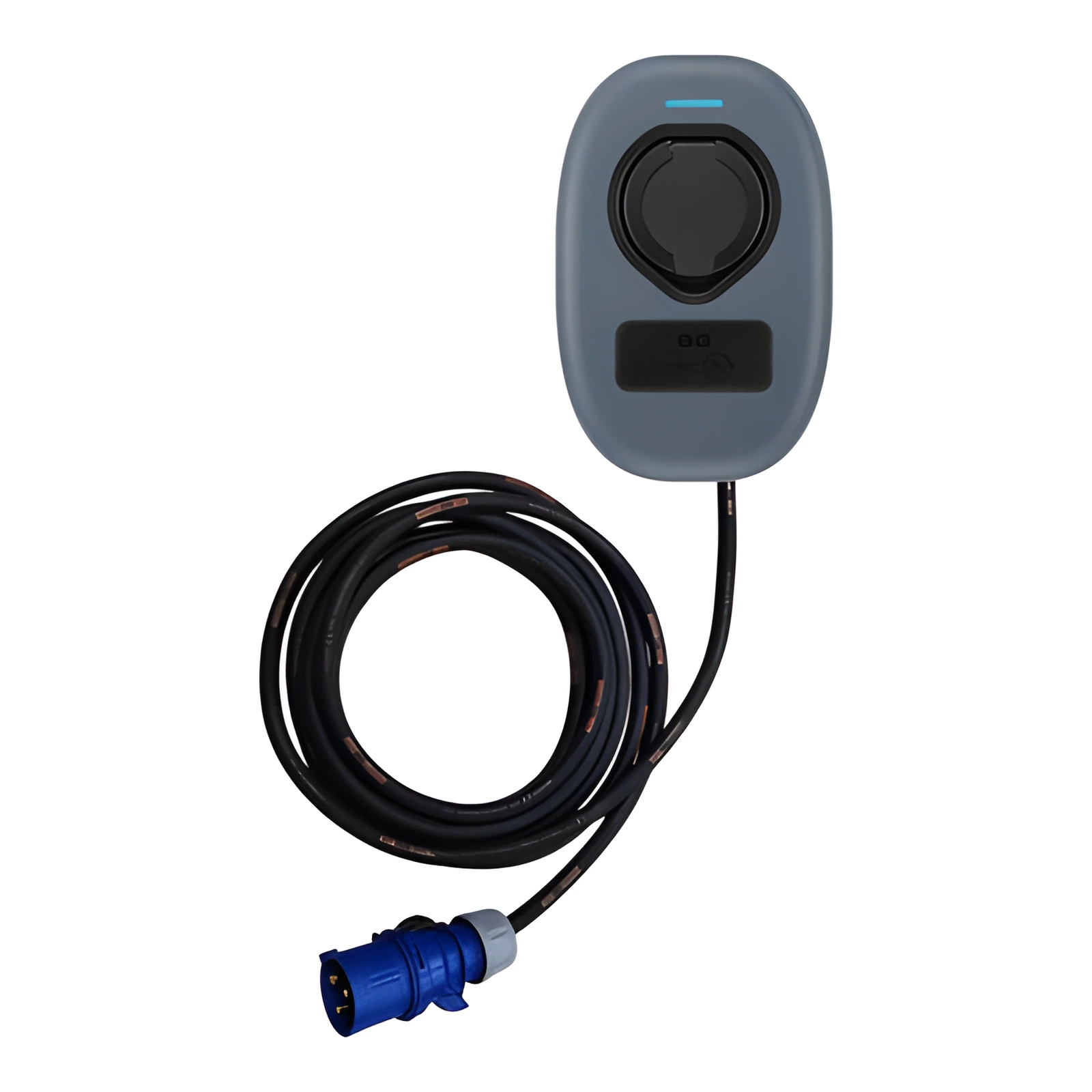 Portable Blue 7kW Smart EV Charger - WiFi, 4G (32A 10 Metres)