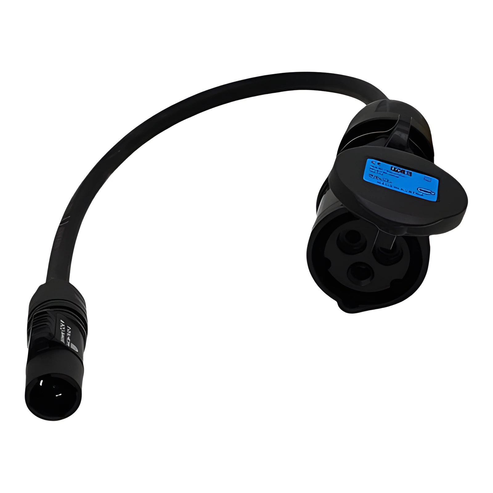 PowerCon True1-S Plug 16A Black CEE Connector Converter