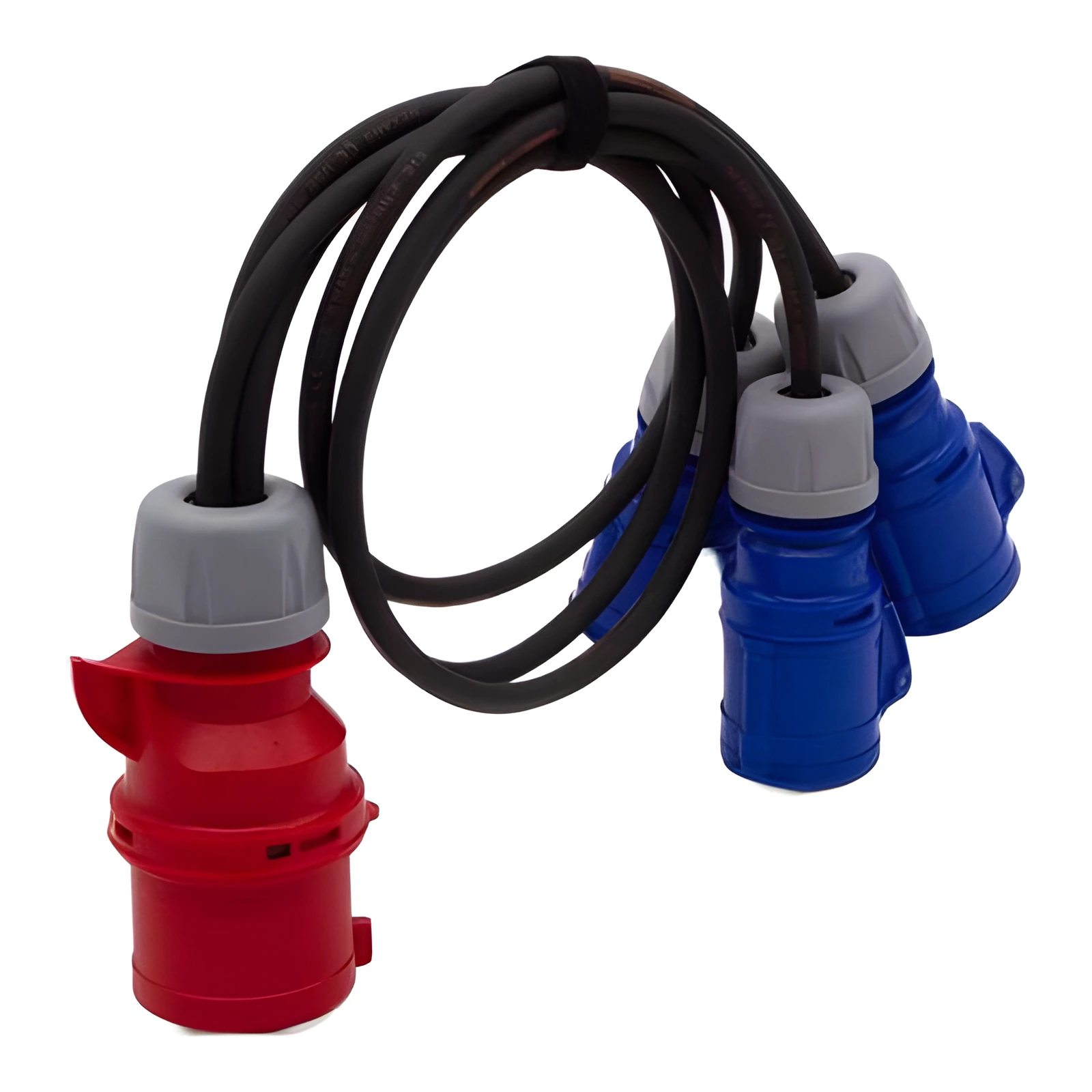 Spider-Fly 32 Amp 3-phase Plug to 16 Amp Sockets 3-way Splitter