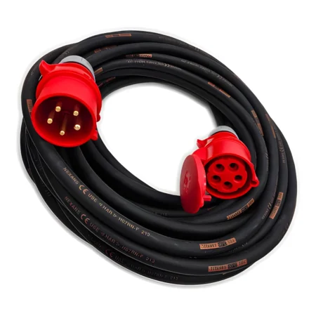 Three-Phase 16 Amp Extension Lead Featuring Titanex