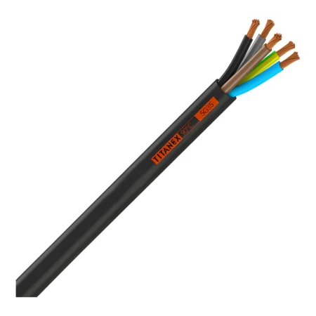 TitanEx H07RN-F 5-Core Heavy Duty Rubber Cable (Price Per Metre)