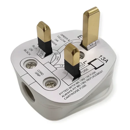 UK Type-G Mains Plug – Self-Wire | Replacement 13A Power Plug (BS1363 Certified)