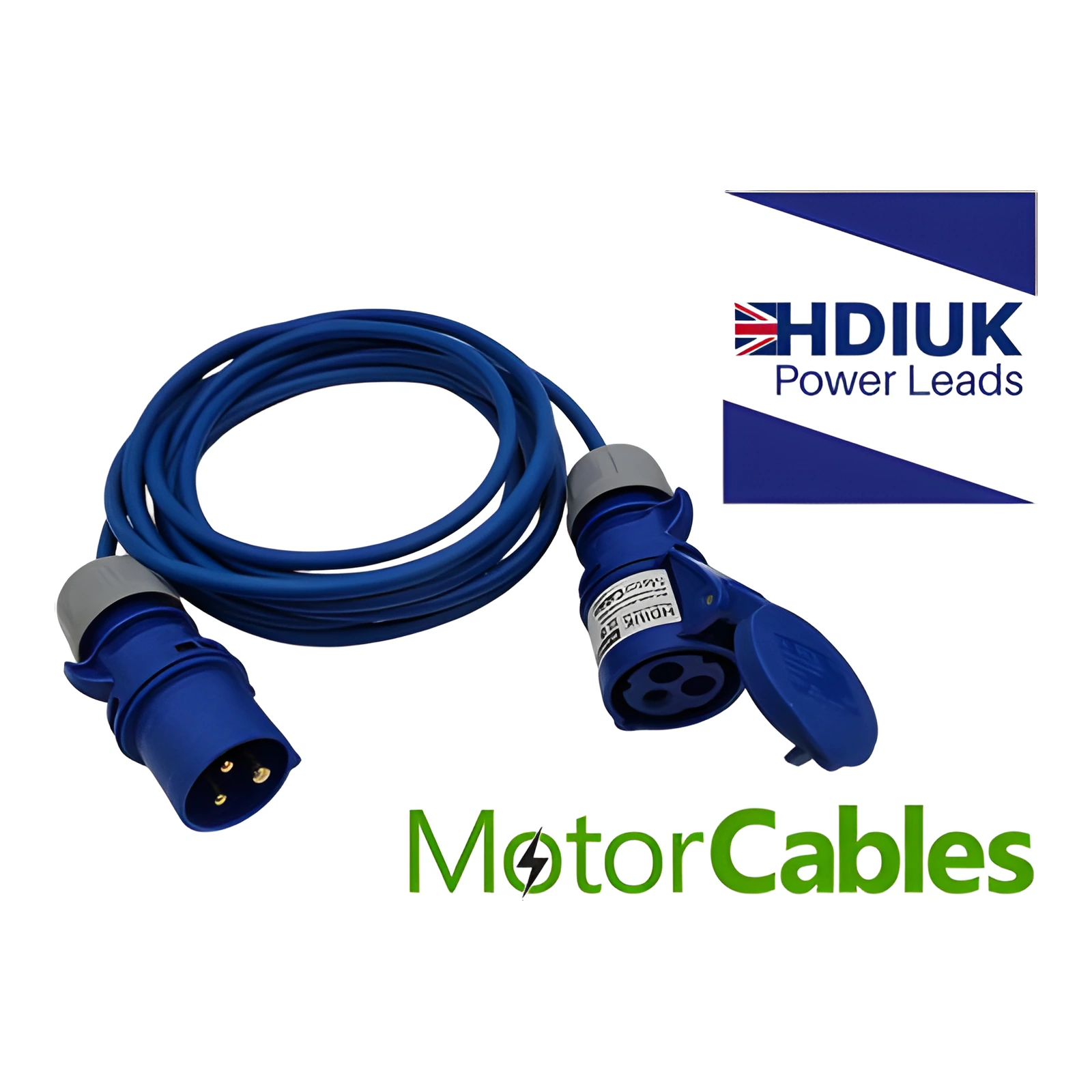 50M Ultra Heavy Duty IP44 16 Amp CEE Extension Lead with 4mm2 Cable