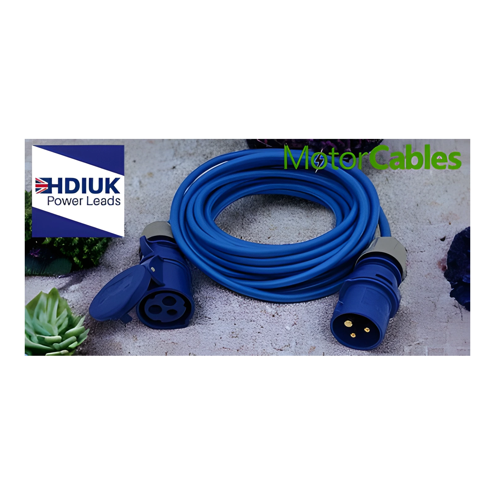50M Ultra Heavy Duty IP44 16 Amp CEE Extension Lead with 4mm2 Cable
