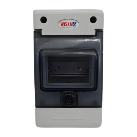 WISKA 1304 R/W IP65 4-Module DIN Rail Breaker Box / Weatherproof Consumer Unit