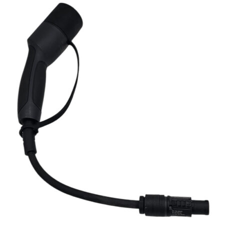 Type 2 EVSE Plug to PowerCON TRUE1 Auxiliary Power Adapter 16A (230V AC)
