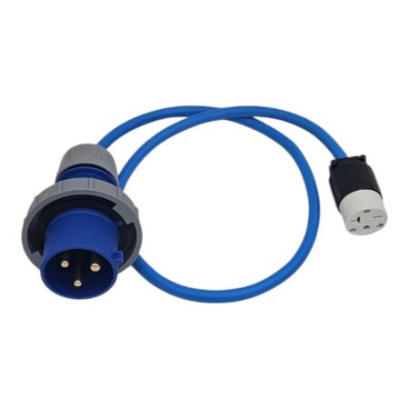 32A 230V IP67 Plug to NEMA US Anti 6-20R Socket Converter Cable