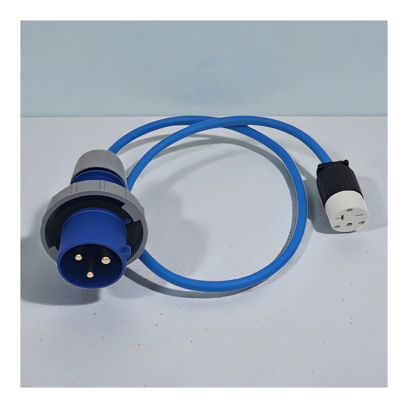 32A 230V IP67 Plug to NEMA US Anti 6-20R Socket Converter Cable